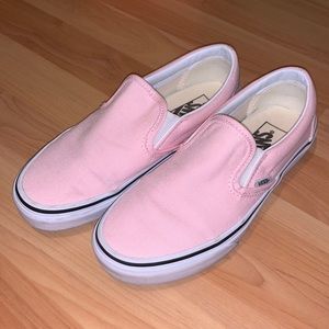 Pink Slip On Vans